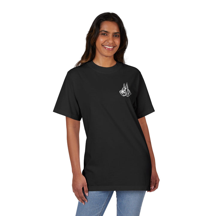 Muzzled Dog Drop Shoulder T Shirt